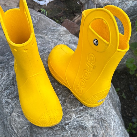 CROCS Other - CROCS Kids Bright Yellow Rain Boots